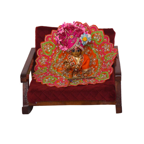 Laddu Gopal Ji Rocking Chair - Image 2