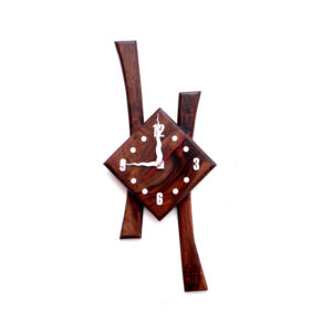 AxisTime – Handmade Rosewood Wall Clock (अक्ष समय)
