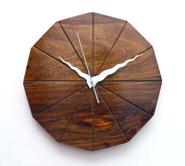 wooden wall clock