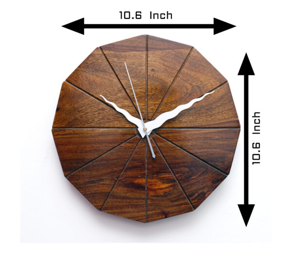 wooden wall clock - Image 3