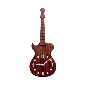 TuneTime – Handmade Wooden Guitar Wall Clock