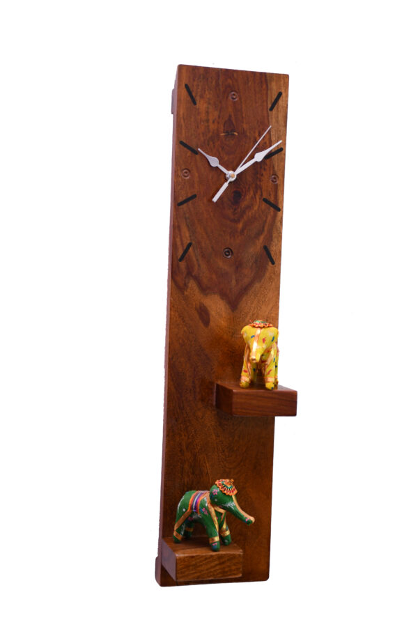 Woodland Heritage Clock – Handcrafted Rosewood Wall Clock