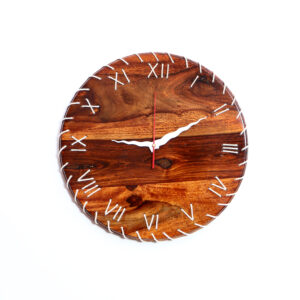 Nature’s Hour – Handcrafted Wooden Wall Clock