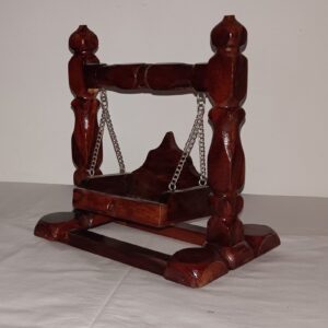Handcrafted Muscular Rosewood Jhula for Laddu Gopal Ji