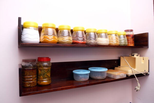 StoreSmart Wooden Wall Shelf – Handcrafted Rosewood Multipurpose Organizer - Image 4
